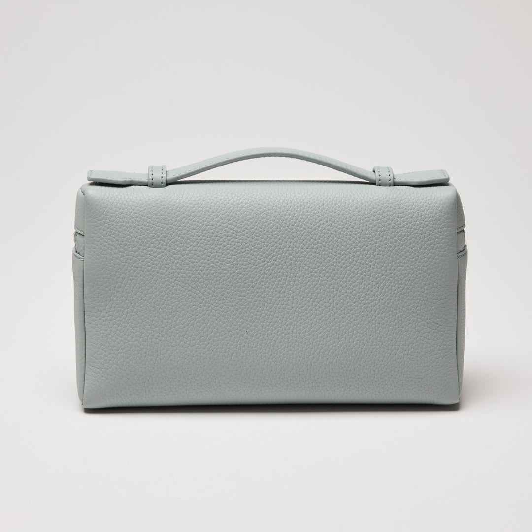 Loro Piana Light Blue Tender Calfskin Leather Extra Pocket L19 Crossbody Bag