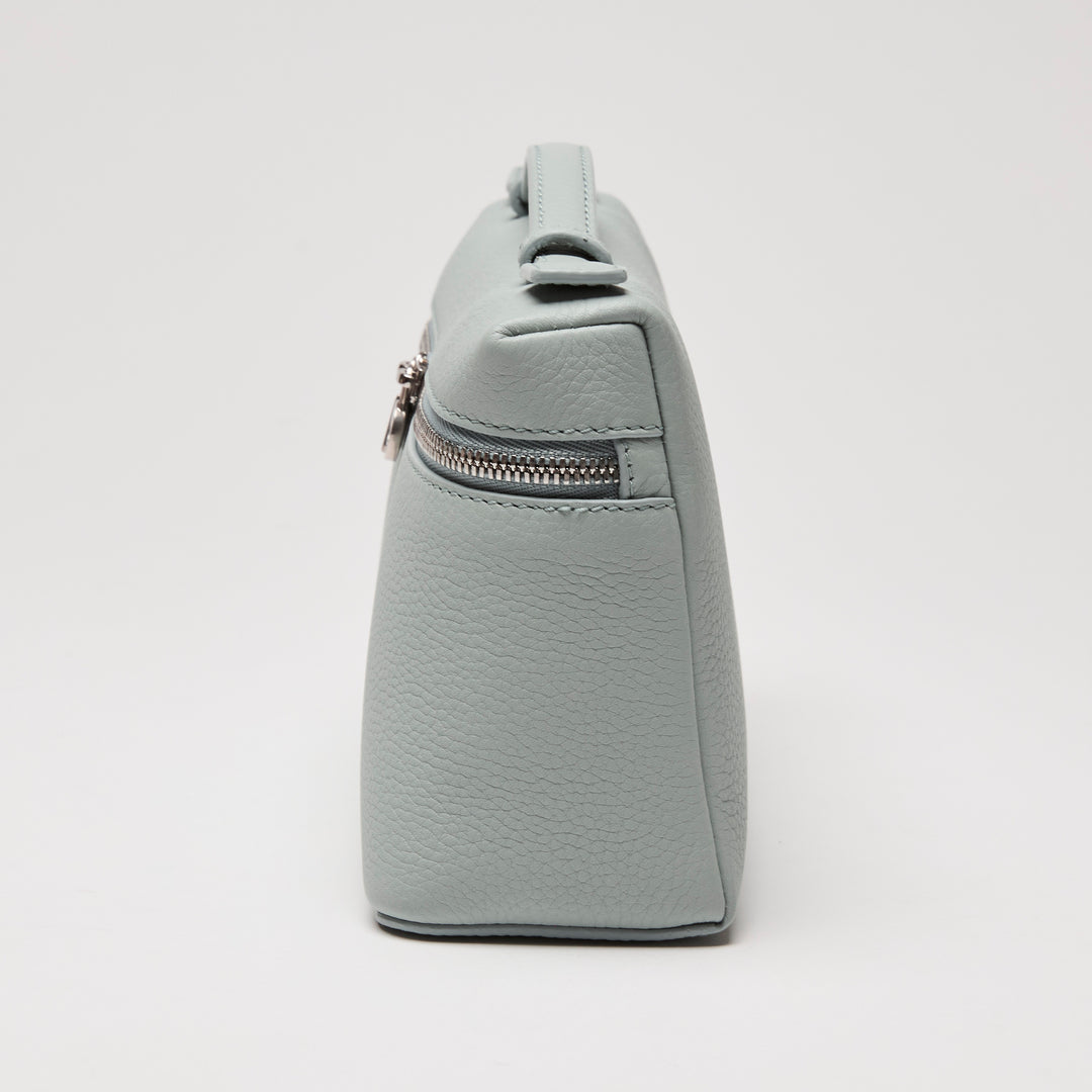 Loro Piana Light Blue Tender Calfskin Leather Extra Pocket L19 Crossbody Bag