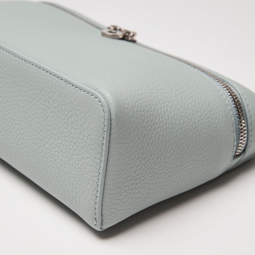 Loro Piana Light Blue Tender Calfskin Leather Extra Pocket L19 Crossbody Bag
