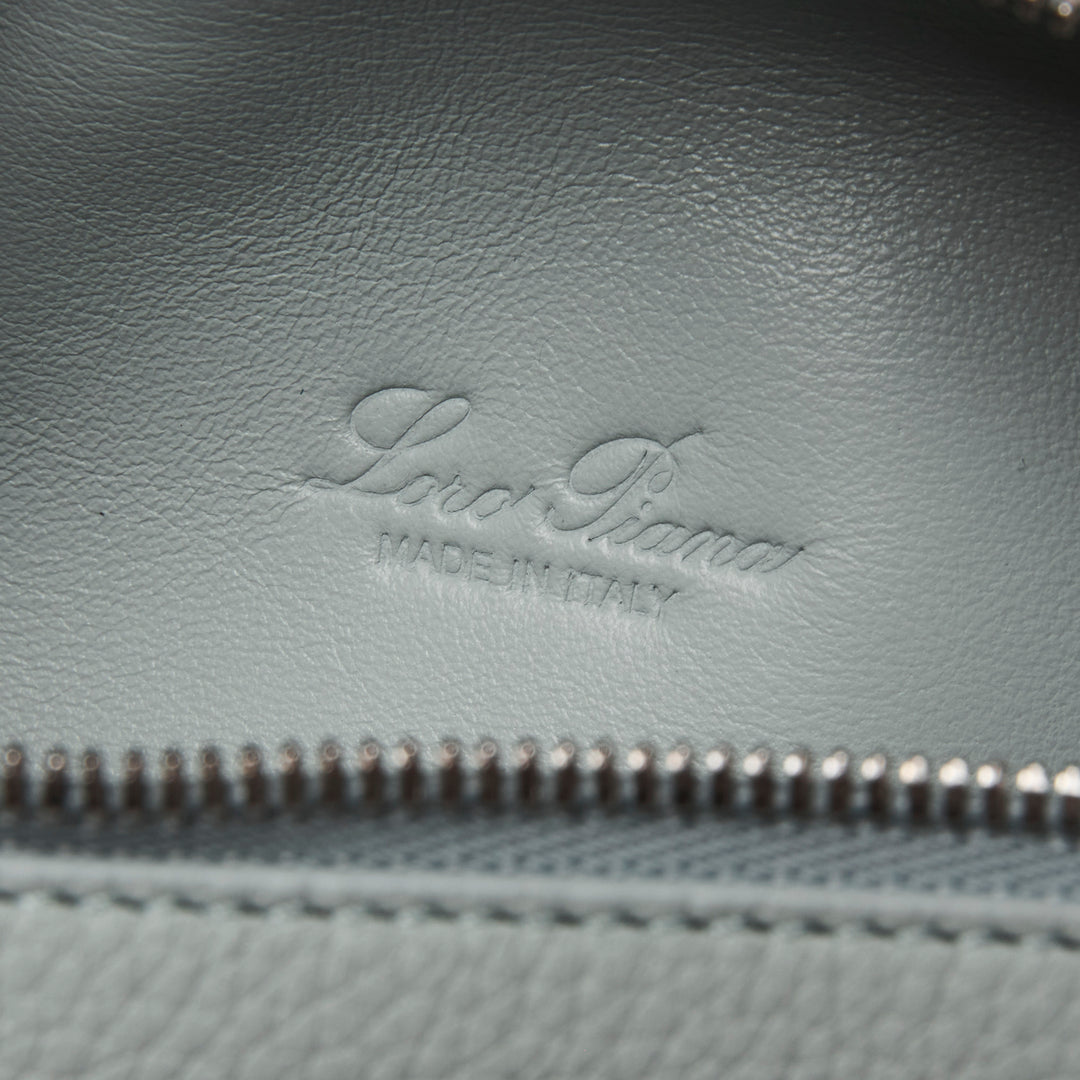 Loro Piana Light Blue Tender Calfskin Leather Extra Pocket L19 Crossbody Bag