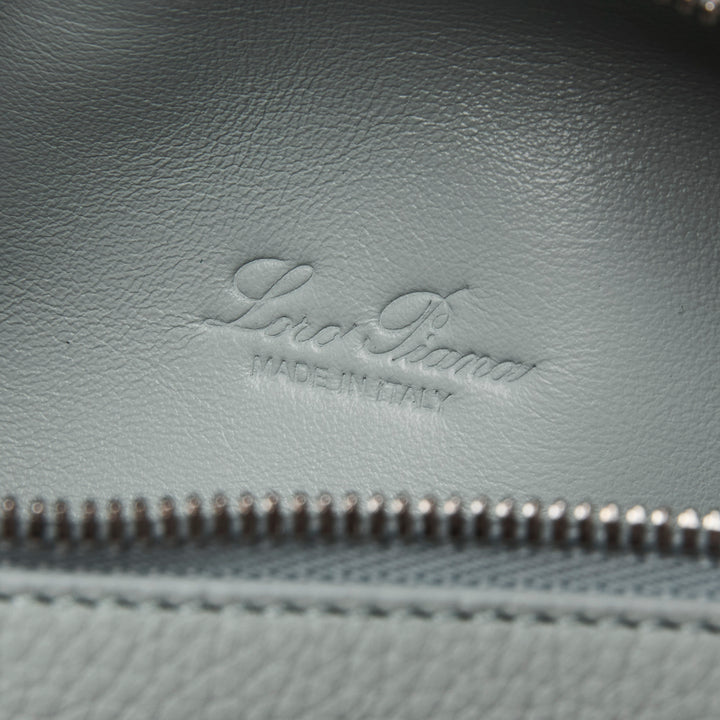Loro Piana Light Blue Tender Calfskin Leather Extra Pocket L19 Crossbody Bag