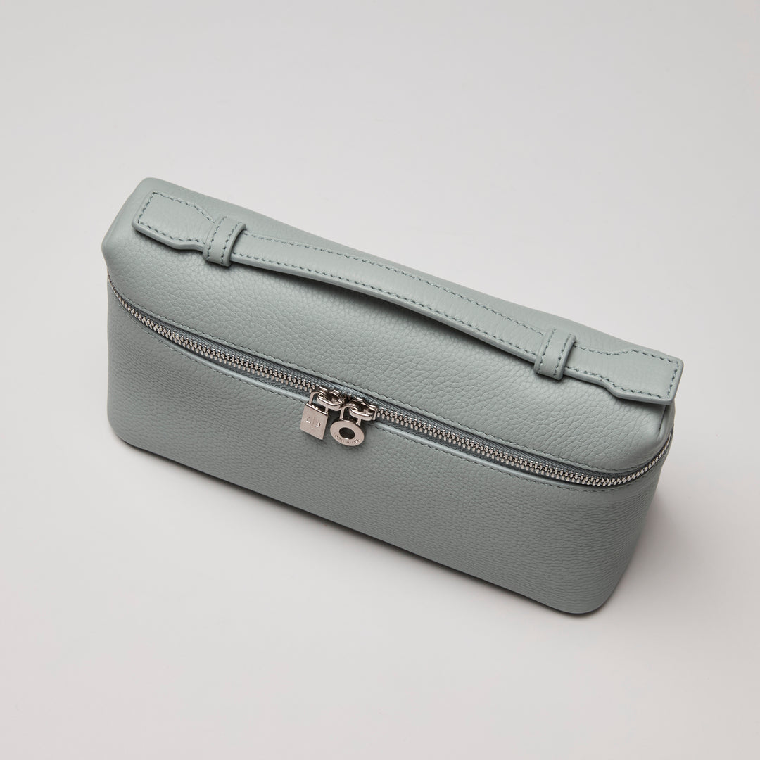 Loro Piana Light Blue Tender Calfskin Leather Extra Pocket L19 Crossbody Bag