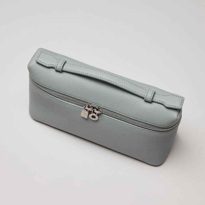Loro Piana Light Blue Tender Calfskin Leather Extra Pocket L19 Crossbody Bag
