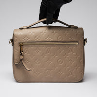 Louis Vuitton Turtledove Monogram Empriente Leather Pochette Metis Bag