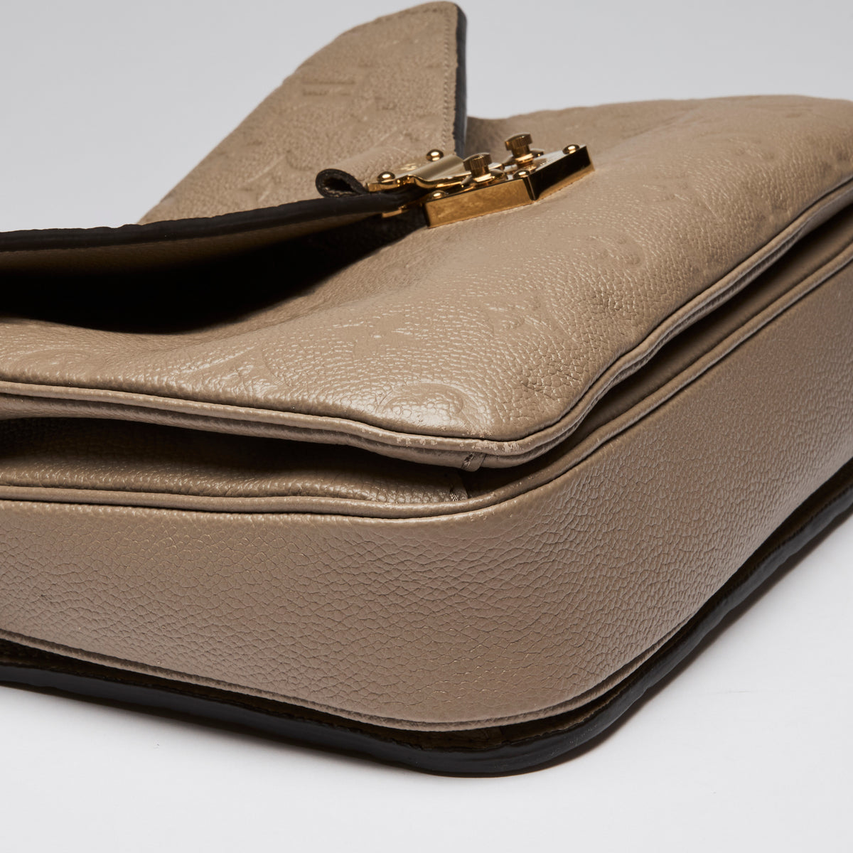 Louis Vuitton Turtledove Monogram Empriente Leather Pochette Metis Bag