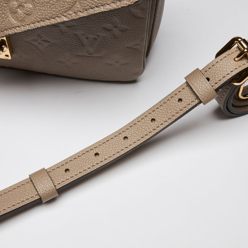 Louis Vuitton Turtledove Monogram Empriente Leather Pochette Metis Bag