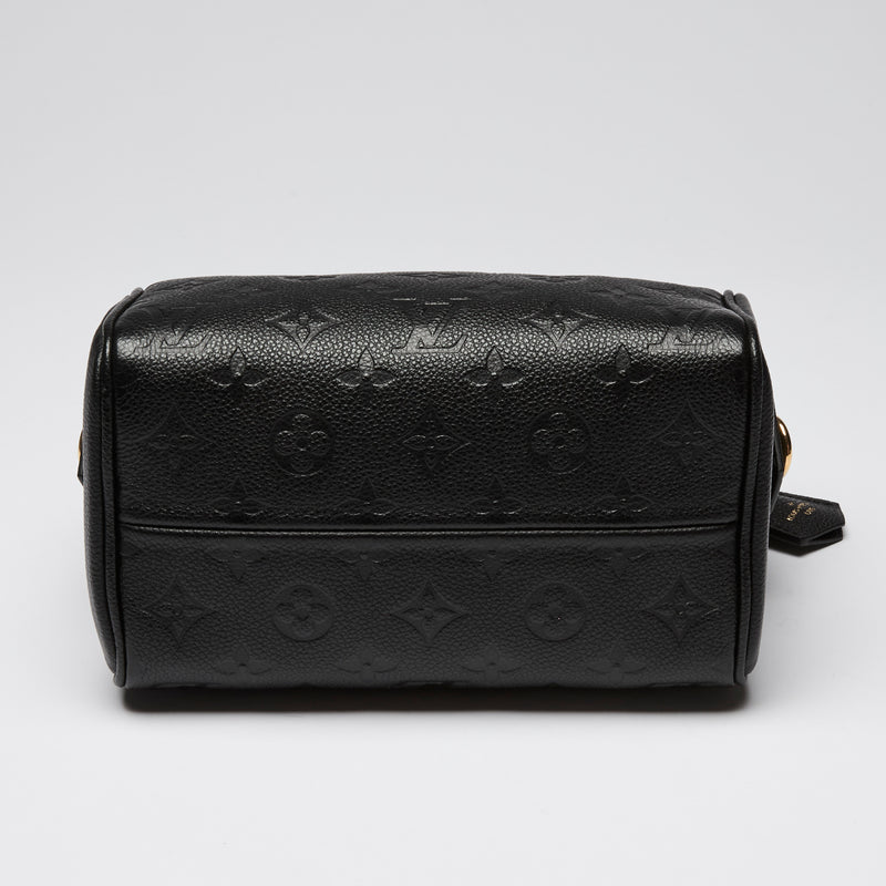 Louis Vuitton Black Monogram Empreinte Leather Speedy Bandoulière Hand Bag 20