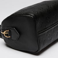 Louis Vuitton Black Monogram Empreinte Leather Speedy Bandoulière Hand Bag 20
