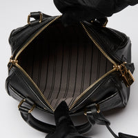 Louis Vuitton Black Monogram Empreinte Leather Speedy Bandoulière Hand Bag 20