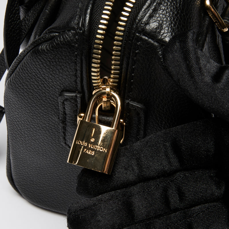 Louis Vuitton Black Monogram Empreinte Leather Speedy Bandoulière Hand Bag 20