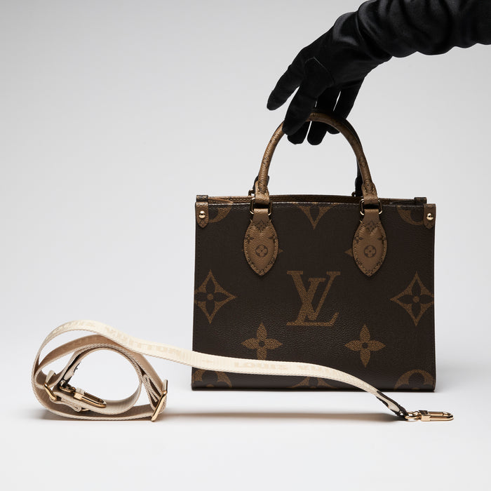 Louis Vuitton Reverse Monogram Canvas OnTheGo PM Shoulder Bag