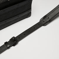 LV Black Monogram Taurillon Leather Handle Soft Trunk