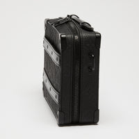 LV Black Monogram Taurillon Leather Handle Soft Trunk