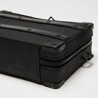LV Black Monogram Taurillon Leather Handle Soft Trunk