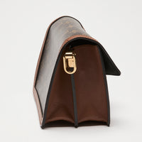 Louis Vuitton Brown Monogram Epi Grained Leather Mini Dauphine Flap Bag