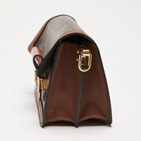 Louis Vuitton Brown Monogram Epi Grained Leather Mini Dauphine Flap Bag