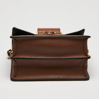 Louis Vuitton Brown Monogram Epi Grained Leather Mini Dauphine Flap Bag