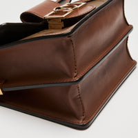 Louis Vuitton Brown Monogram Epi Grained Leather Mini Dauphine Flap Bag