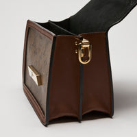 Louis Vuitton Brown Monogram Epi Grained Leather Mini Dauphine Flap Bag