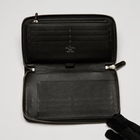Louis Vuitton Black Damier Graphite Canvas Zippy Wallet
