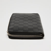 Louis Vuitton Black Damier Graphite Canvas Zippy Wallet