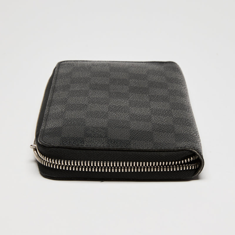 Louis Vuitton Black Damier Graphite Canvas Zippy Wallet