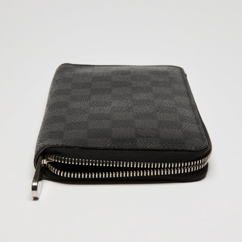 Louis Vuitton Black Damier Graphite Canvas Zippy Wallet