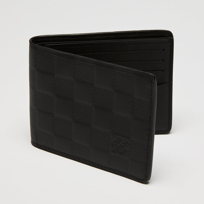 Louis Vuitton Black Damier Graphite Leather Bifold Wallet