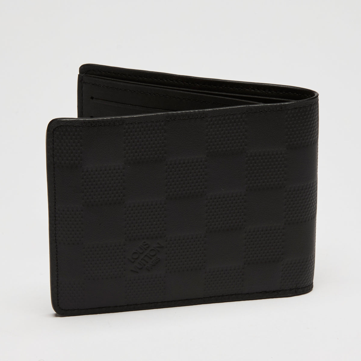 Louis Vuitton Black Damier Graphite Leather Bifold Wallet