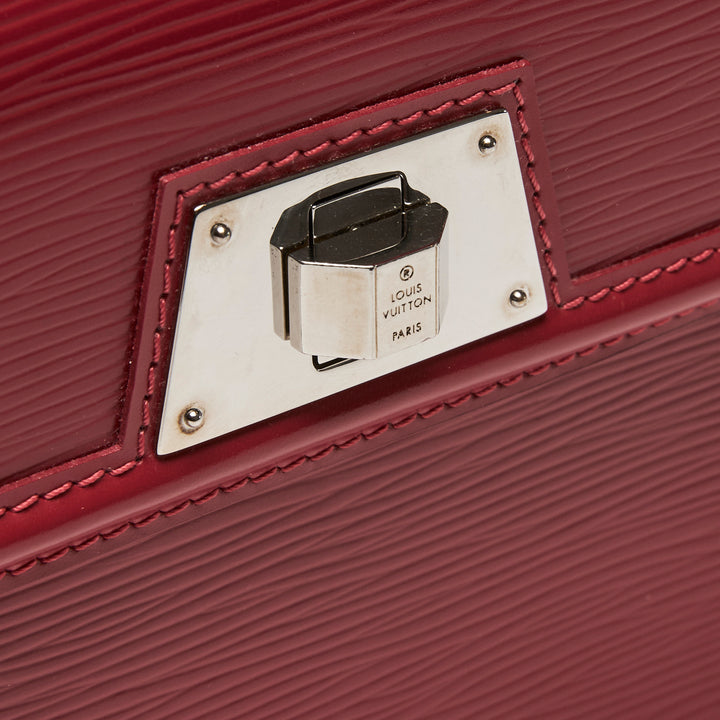 Louis Vuitton Red Epi Leather Sevigne PM Top Handle Bag
