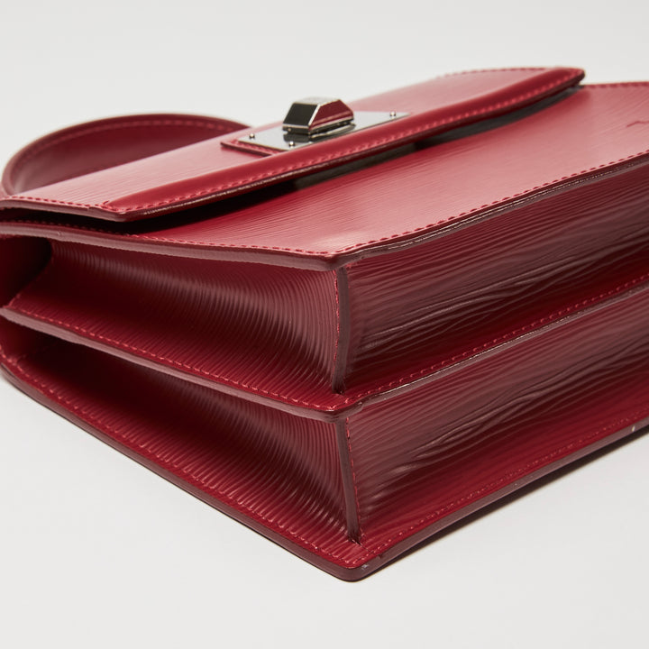 Louis Vuitton Red Epi Leather Sevigne PM Top Handle Bag