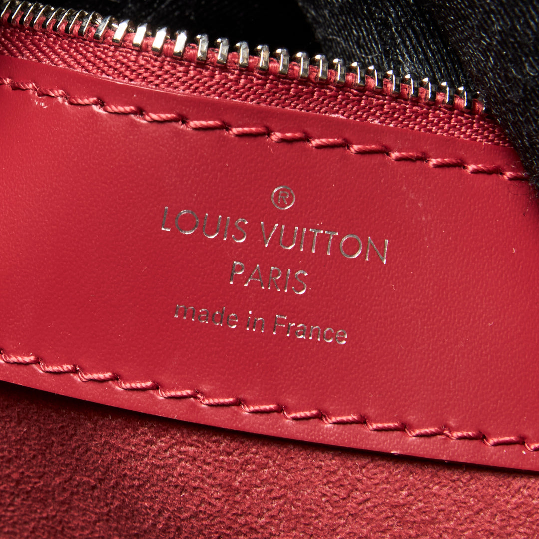 Louis Vuitton Red Epi Leather Sevigne PM Top Handle Bag