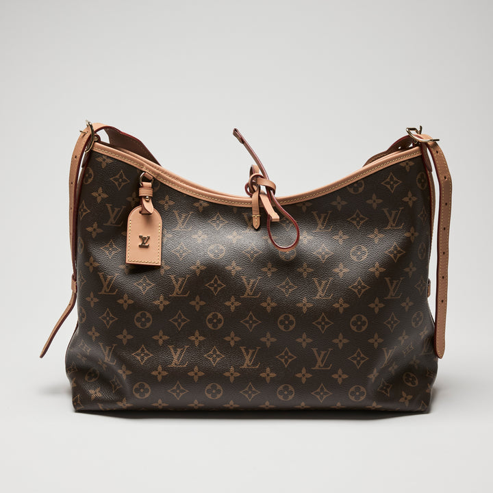 Louis Vuitton Brown Monogram Canvas CarryAll MM Tote Bag