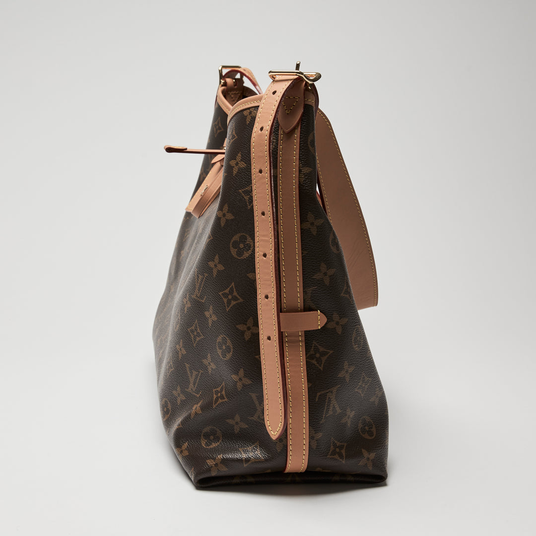 Louis Vuitton Brown Monogram Canvas CarryAll MM Tote Bag
