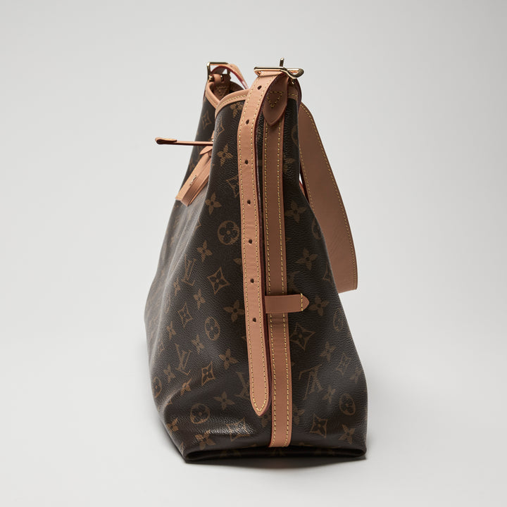 Louis Vuitton Brown Monogram Canvas CarryAll MM Tote Bag