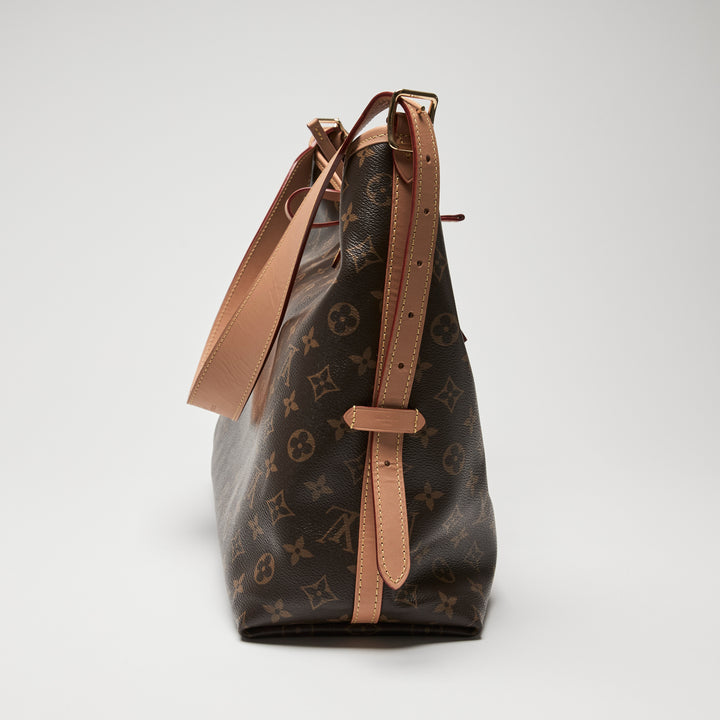 Louis Vuitton Brown Monogram Canvas CarryAll MM Tote Bag