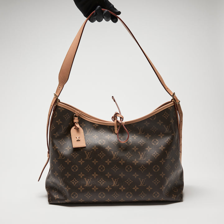 Louis Vuitton Brown Monogram Canvas CarryAll MM Tote Bag