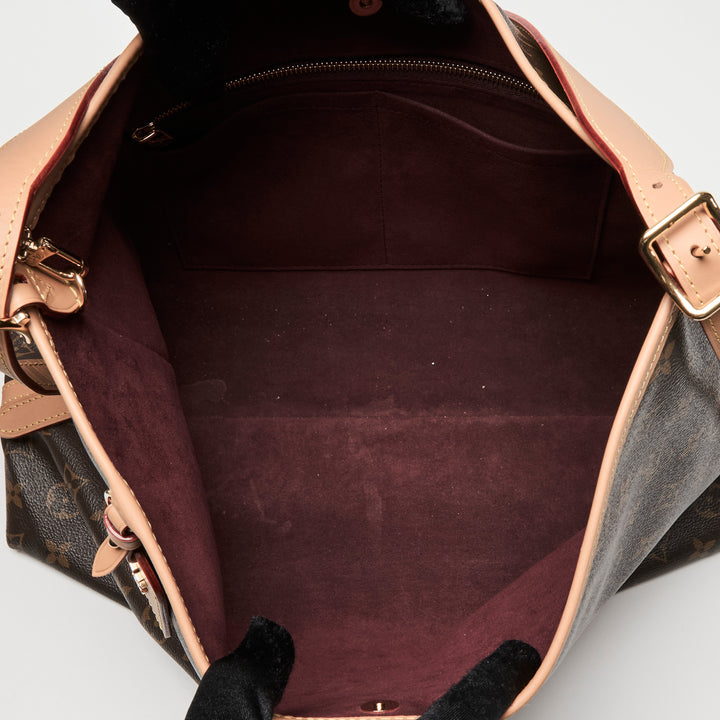 Louis Vuitton Brown Monogram Canvas CarryAll MM Tote Bag