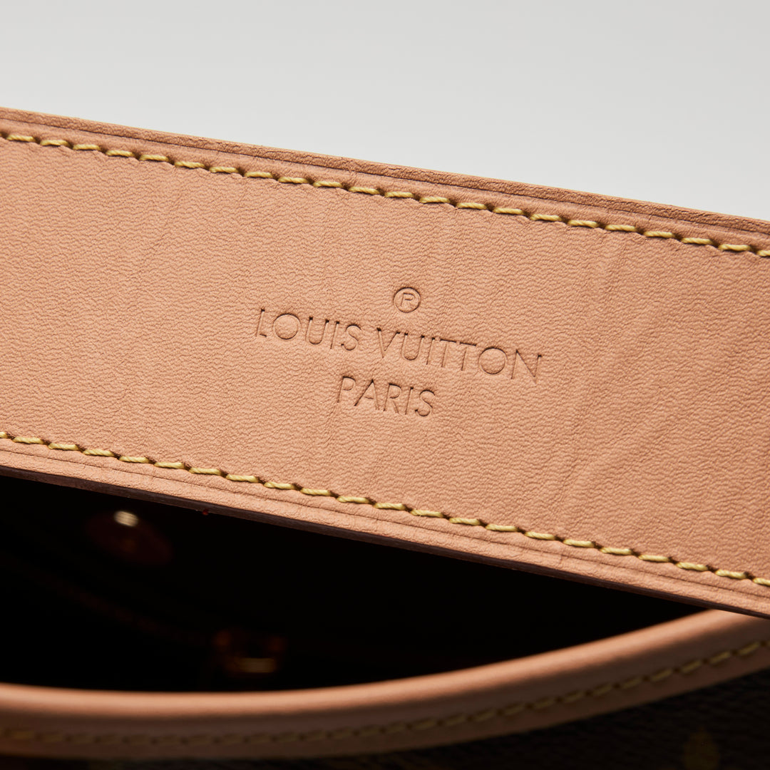 Louis Vuitton Brown Monogram Canvas CarryAll MM Tote Bag