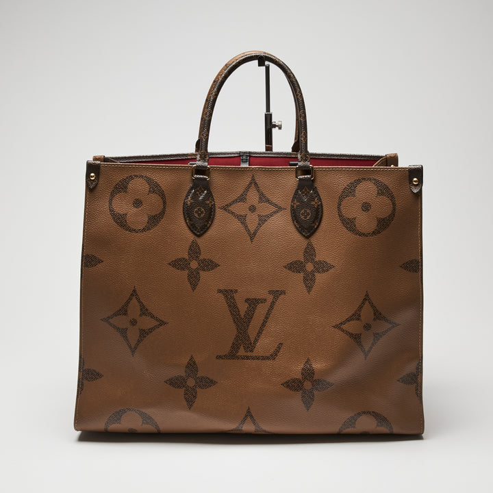 Louis Vuitton Brown Monogram Canvas OnTheGo GM Tote