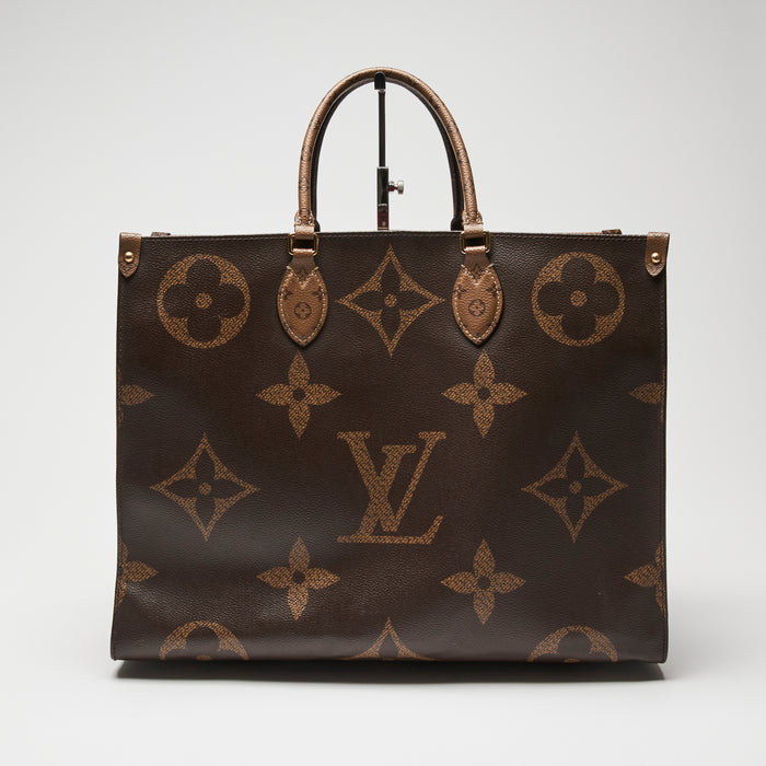 Louis Vuitton Brown Monogram Canvas OnTheGo GM Tote