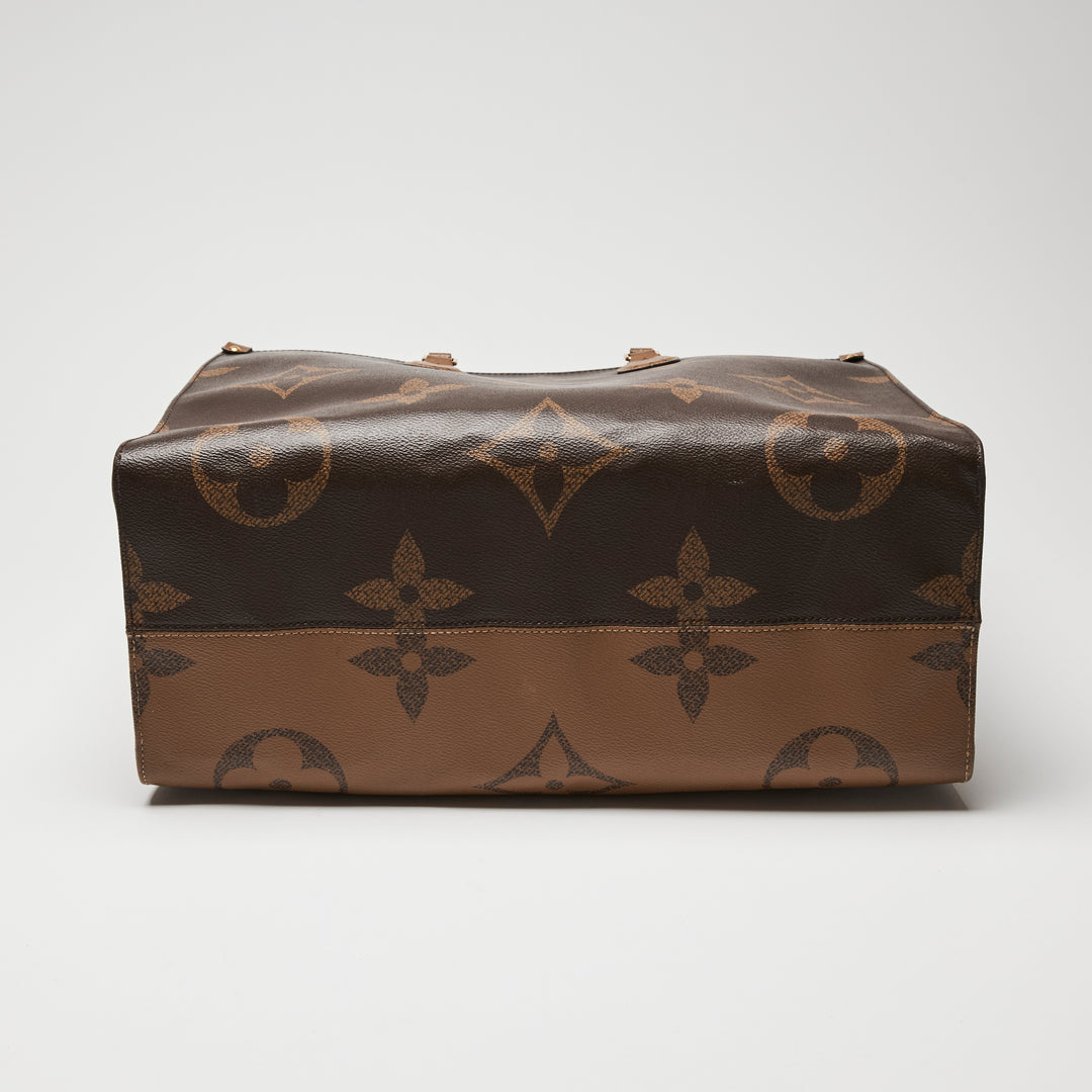 Louis Vuitton Brown Monogram Canvas OnTheGo GM Tote