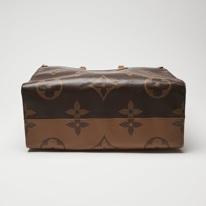 Louis Vuitton Brown Monogram Canvas OnTheGo GM Tote