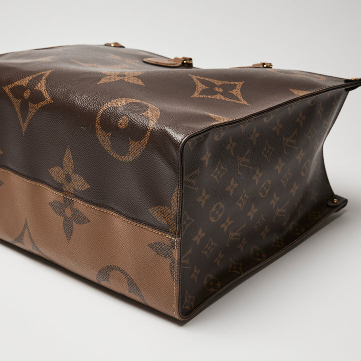 Louis Vuitton Brown Monogram Canvas OnTheGo GM Tote