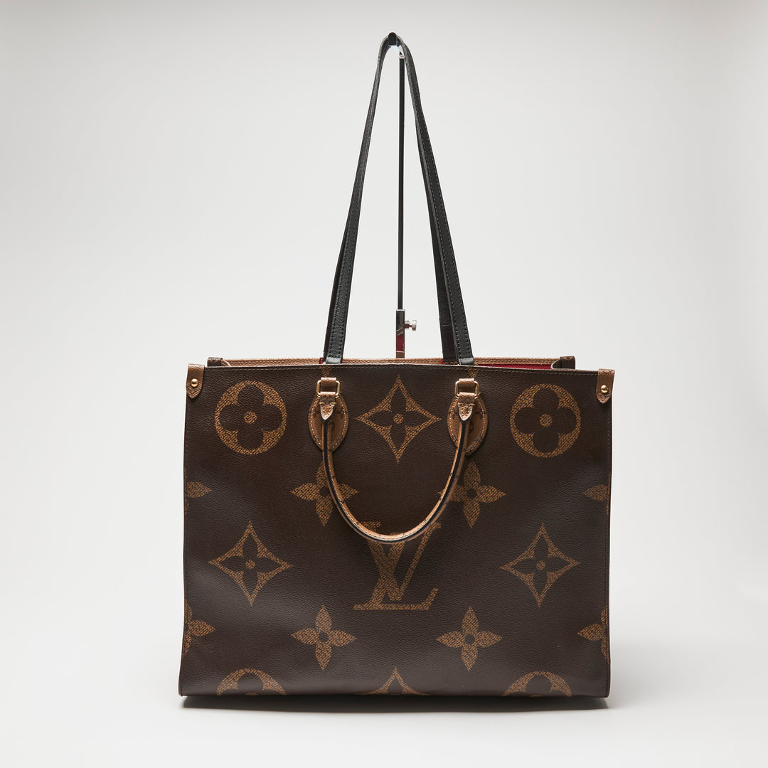 Louis Vuitton Brown Monogram Canvas OnTheGo GM Tote