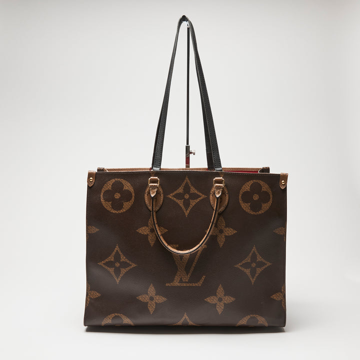 Louis Vuitton Brown Monogram Canvas OnTheGo GM Tote