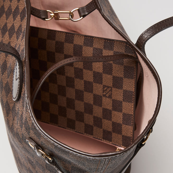 Louis Vuitton Damier Ebene Neverfull MM Handbag
