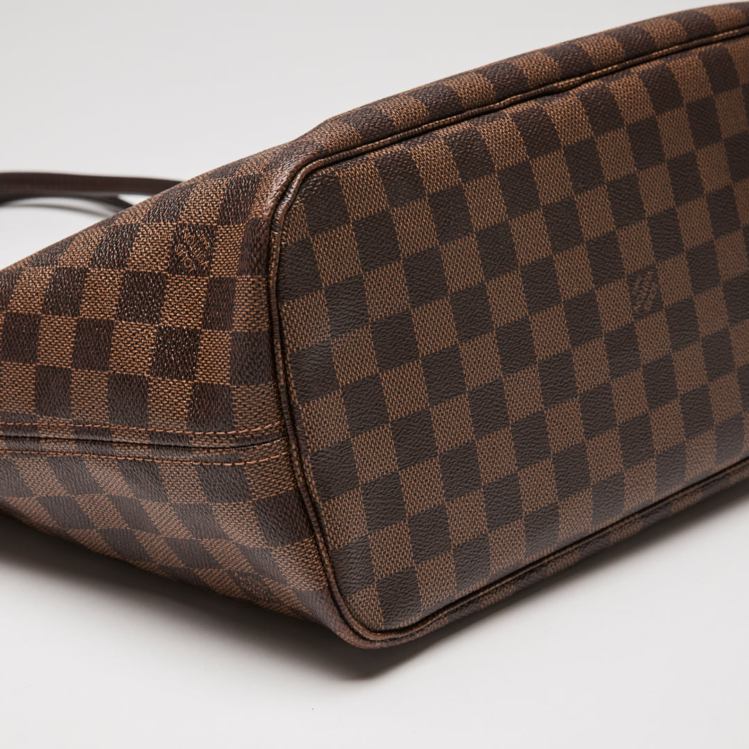 Louis Vuitton Damier Ebene Neverfull MM Handbag