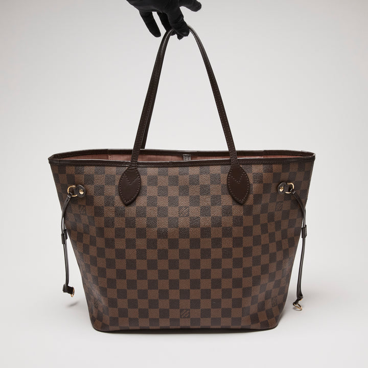 Louis Vuitton Damier Ebene Neverfull MM Handbag