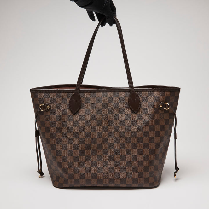 Louis Vuitton Damier Ebene Neverfull MM Handbag